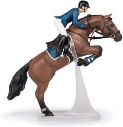 Figurina - Jumping Horse with Rider