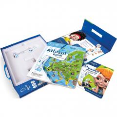 Pachet Raspundel Istetel - Atlasul Lumii (carte si creion)