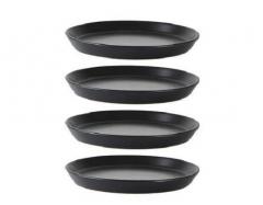 Set 4 farfurii Negre