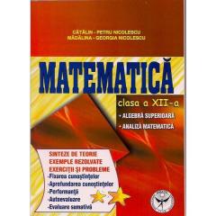 Matematica - Clasa a XII-a - Sinteze De Teorie, Exemple Rezolvate