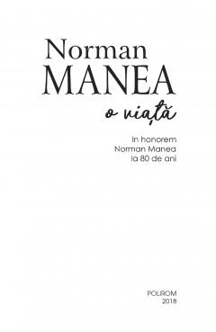 Norman Manea. O viata