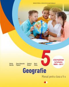 Geografie. Manual pentru clasa a V-a cu CD