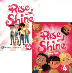 Set 2 Carti - Rise and Shine Level 4 - Activity Book and Busy Book Pack