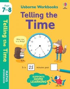 Coperta cărții Usborne Workbooks Telling the Time 7-8