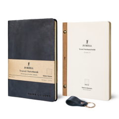 Set carnet - Travel Starter Kit, A5, Negru, Velin