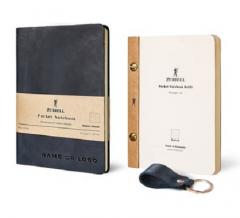 Set carnet - Pocket Starter Kit, A6, Negru, Velin