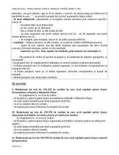 Teste Practice: Limba si literatura romana clasele V-VIII - Caiet de lucru