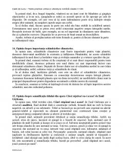 Teste Practice: Limba si literatura romana clasele V-VIII - Caiet de lucru