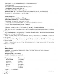 Vocabular si fonetica - clasa a VIII-a