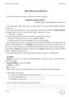 Teste distractive: Limba romana. Matematica - Clasa I