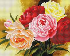 Goblen cu diamante - Bujori