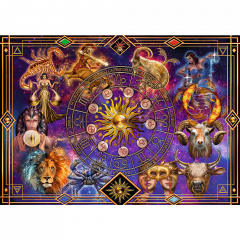 Puzzle 1040 piese - Spiral - Zodiac Signs