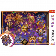 Puzzle 1040 piese - Spiral - Zodiac Signs