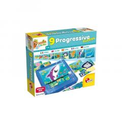 Puzzle educativ - 9 Progressive Puzzles - Animalute marine