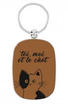 Breloc - Toi, moi et le chat