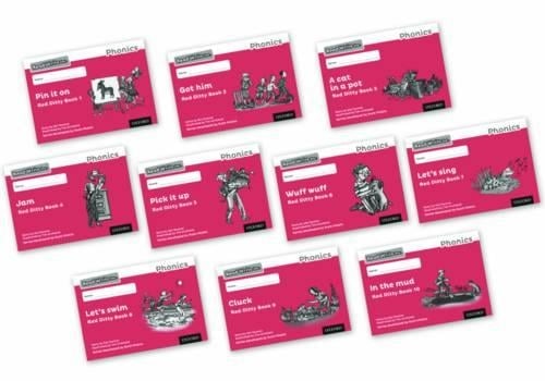 Read Write Inc. Phonics: Black and White Red Ditty Books Mixed Pack of ...