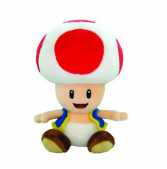 Jucarie de plus - Super Mario - Toad Mascot - Red, 20 cm