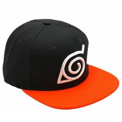 Sapca - Naruto Shippuden - Black and Orange - Konoha