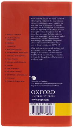 Oxford Handbook of Emergency Medicine