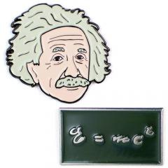 Set insigne - Einstein and E=MC2