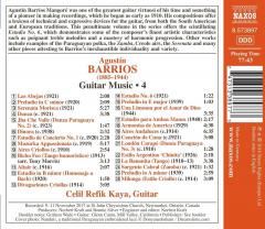 Barrios: Guitar Music. Volume 4