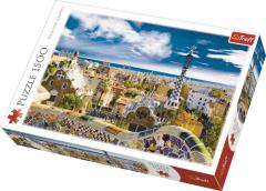 Puzzle 1500 piese - Park Guell Barcelona