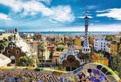 Puzzle 1500 piese - Park Guell Barcelona