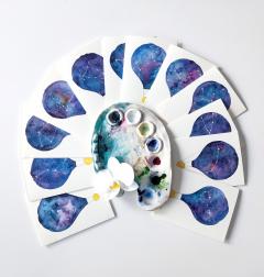 Felicitare - Constelatie Fecioara - Balon cu aer cald