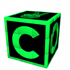 Cub Rubik - Iconic - Memo: Cool Neon Green