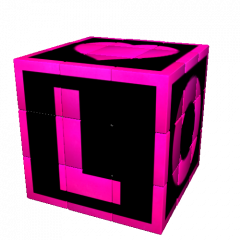 Cub Rubik - Iconic - Memo: Love Neon Pink