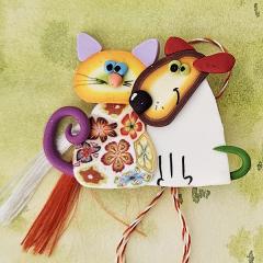 Martisor - Brosa Catel si Pisica