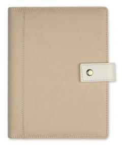 Agenda - Organizer A5 - Hartie punctata - Latte Beige