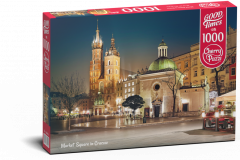 Puzzle 1000 piese - Market Square in Cracow