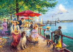 Puzzle 1000 piese - Berlin-Havelcafe