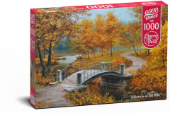 Puzzle 1000 piese - Autumn in an Old Park