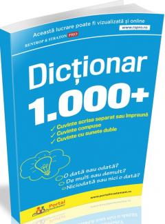 Dictionar 1000+ cuvinte scrise separat sau impreuna