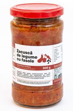 Zacusca de legume cu fasole, 350g