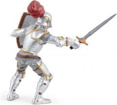 Figurina - Fantasy World - Knight in armour with red feather