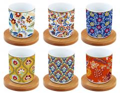 Set 6 cesti pentru cafea - Paisley Abundance