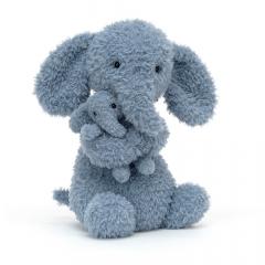 Jucarie de plus - Huddles Elephant, 24 cm
