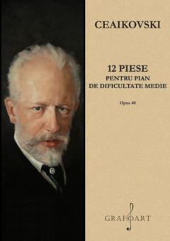 12 piese pentru pian de dificultate medie, opus 40