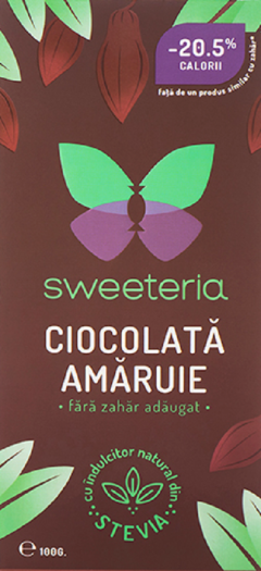 Ciocolata neagra amaruie, fara zahar