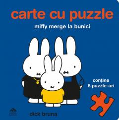 Miffy merge la bunici. Carte cu puzzle