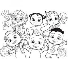 Puzzle 60 piese - Maxi Floor - Cocomelon si prietenii