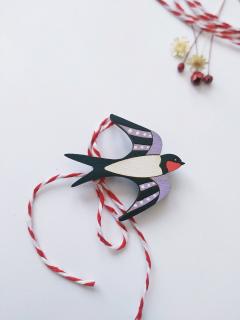 Martisor - Randunica neagra