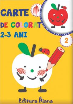 Carte de colorat 2-3 ani, vol 2