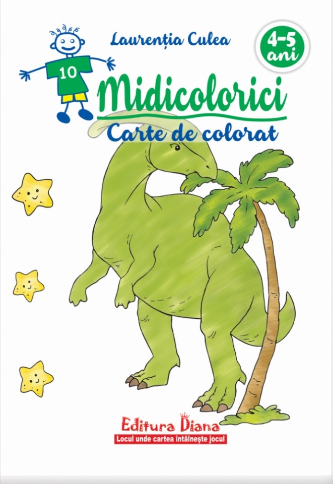 Midicolorici - Carte de colorat 4-5 ani
