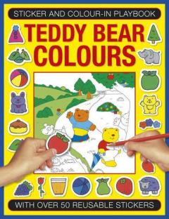 Coperta cărții Sticker and Color-in Playbook: Teddy Bear Colors