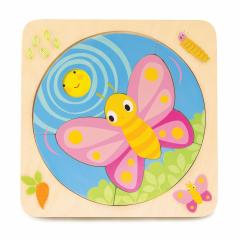 Puzzle educativ - Butterfly Life