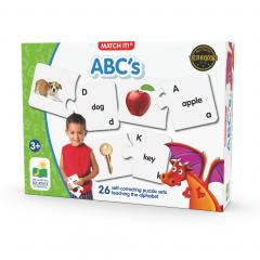 Puzzle educativ - Match It! ABCs